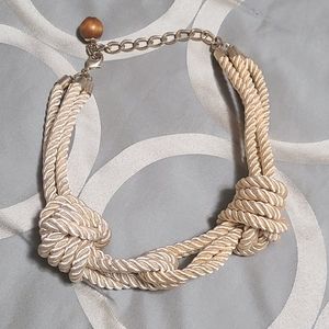 chunky rope necklace